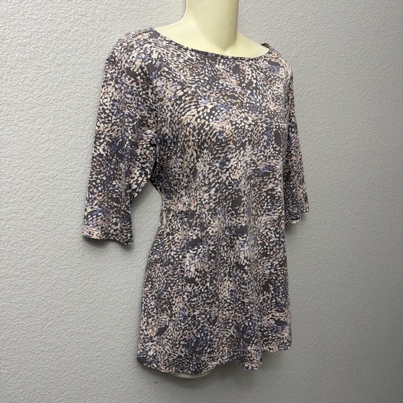 Pure Jill Abstract Tunic Top - Picture 3 of 4